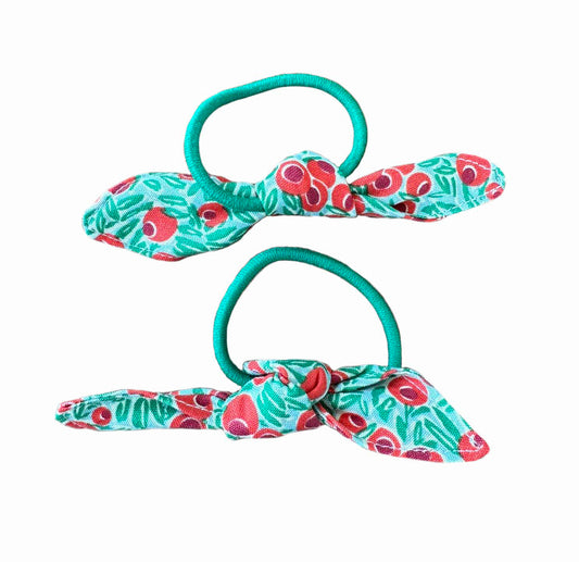 Holiday Print Hair Ties