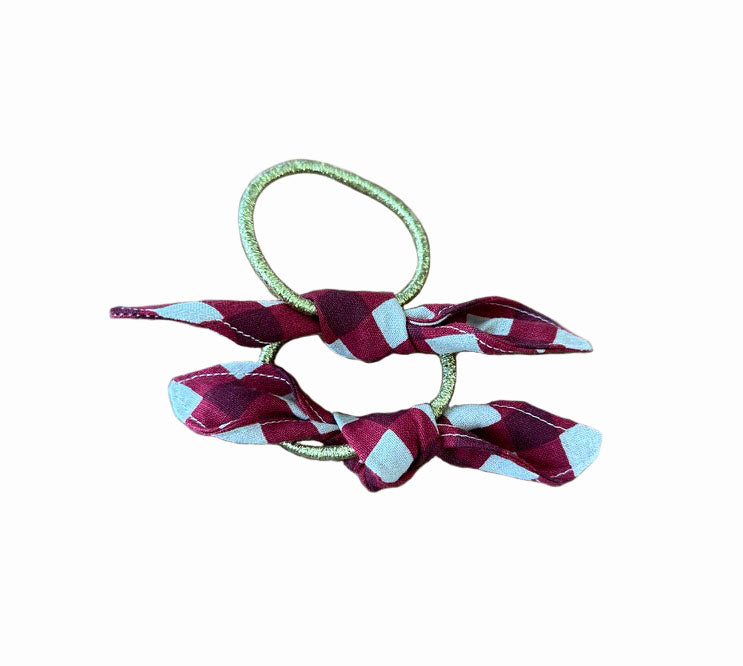 Holiday Print Hair Ties
